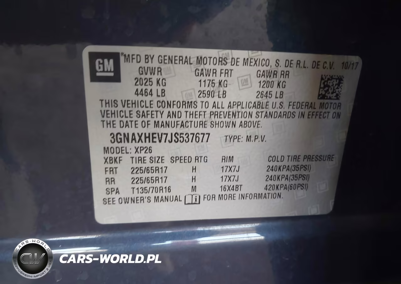 2018 Chevrolet Equinox Ls VIN:3GNAXHEV7JS537677 - 8