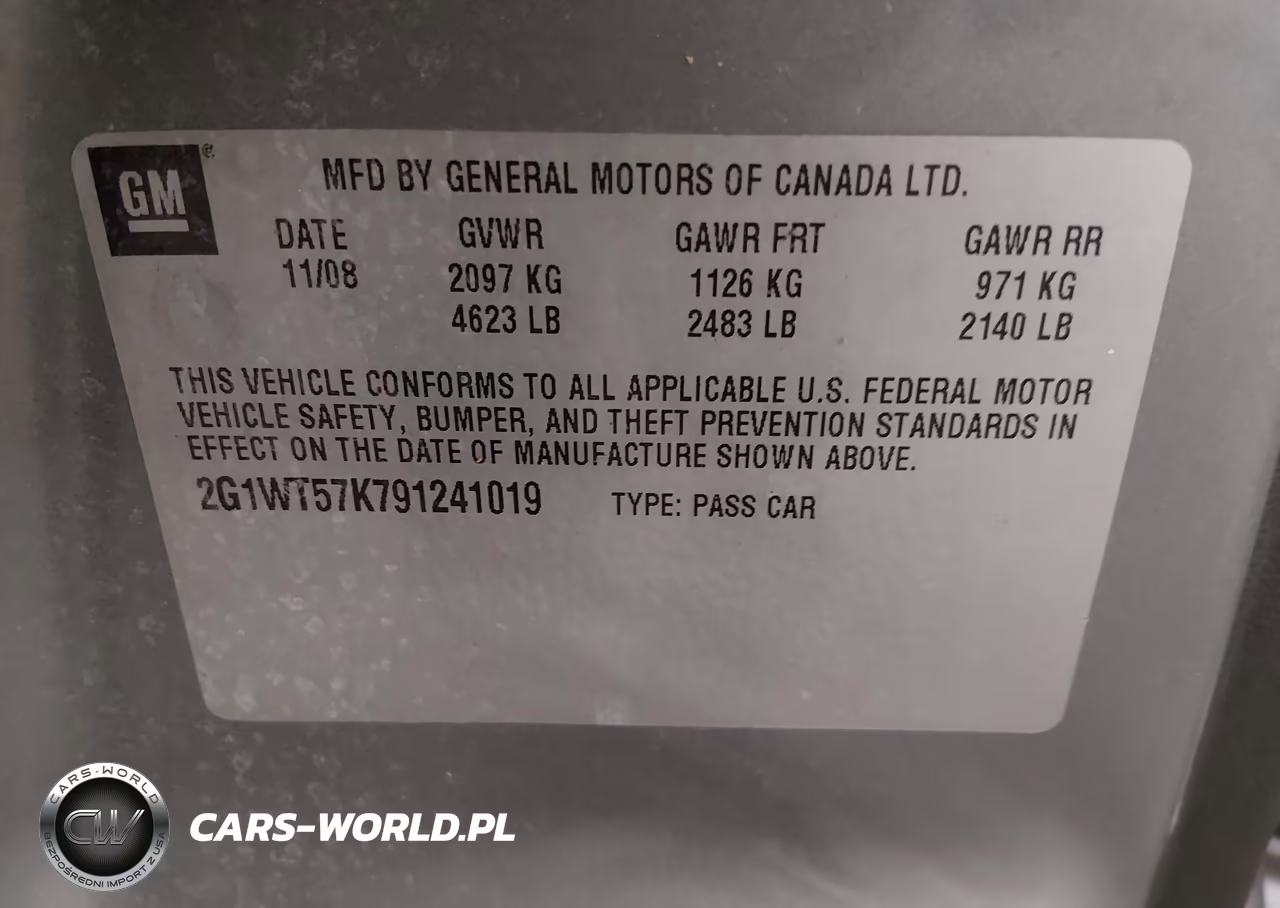 2009 Chevrolet Impala Lt VIN:2G1WT57K791241019 - 9