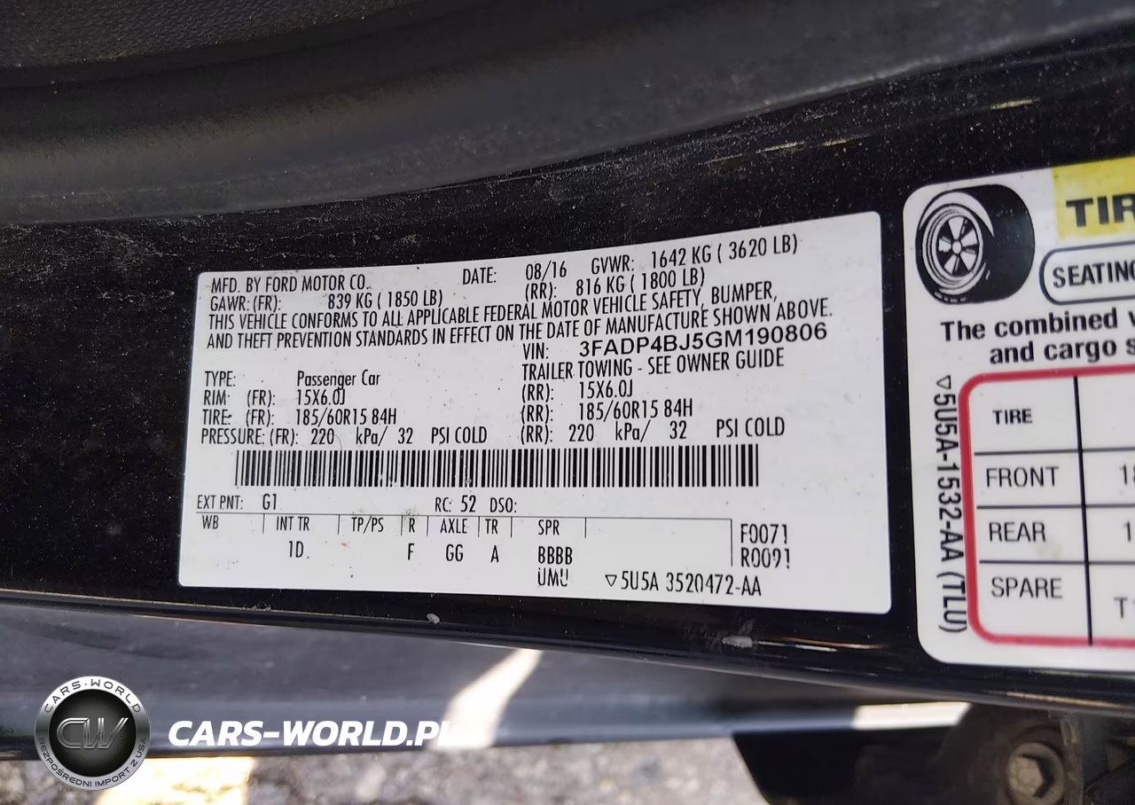 2016 Ford Fiesta Se VIN:3FADP4BJ5GM190806 - 9