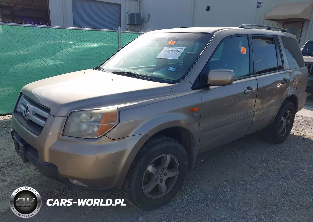 2007 Honda Pilot Ex-L VIN:5FNYF28517B024560 - 2