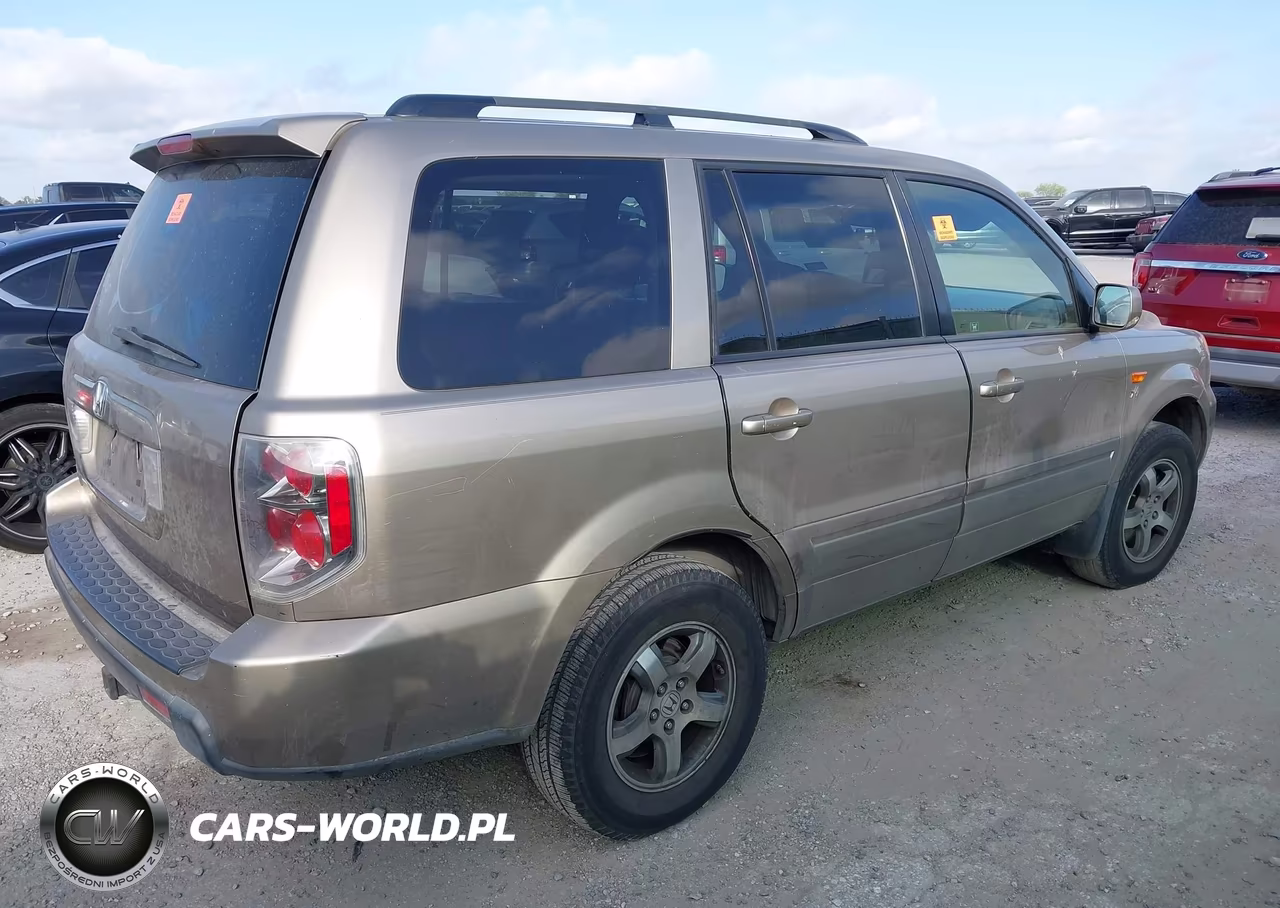 2007 Honda Pilot Ex-L VIN:5FNYF28517B024560 - 4