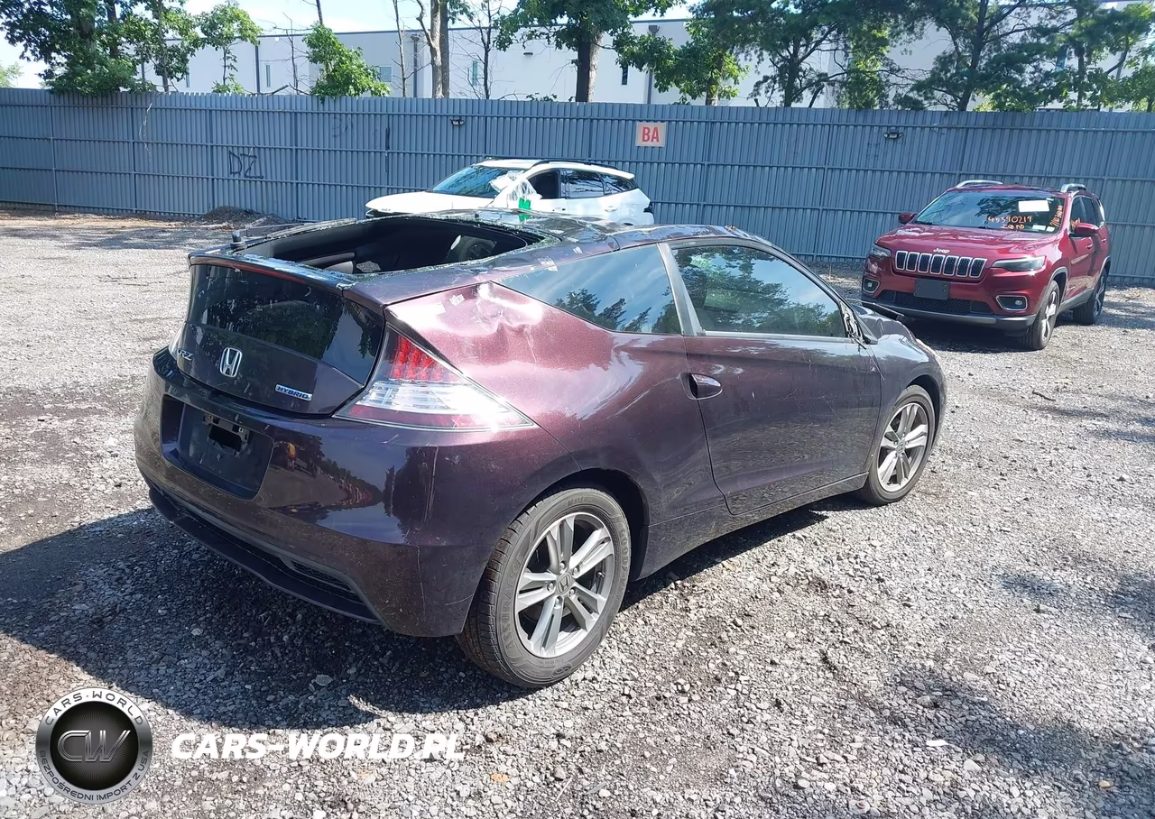 2013 Honda Cr-Z Ex VIN:JHMZF1C68DS003376 - 4