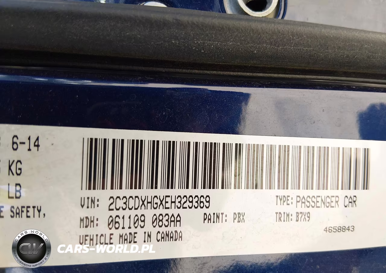 2014 Dodge Charger Sxt VIN:2C3CDXHGXEH329369 - 9