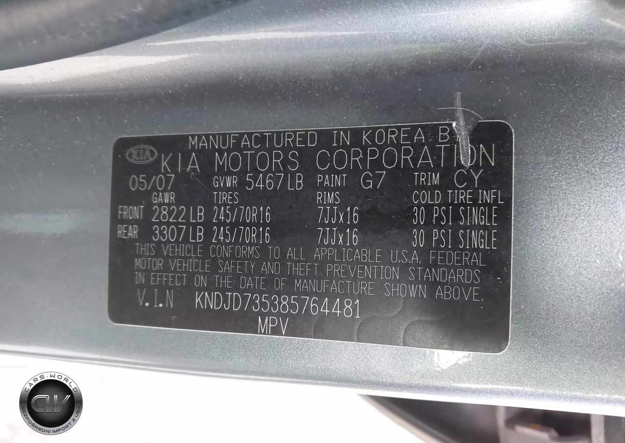 2008 Kia Sorento Lx VIN:KNDJD735385764481 - 9