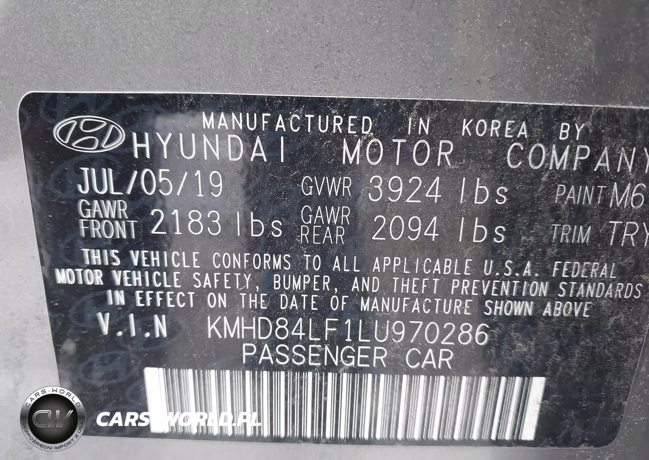 2020 Hyundai Elantra Value Edition VIN:KMHD84LF1LU970286 - 9