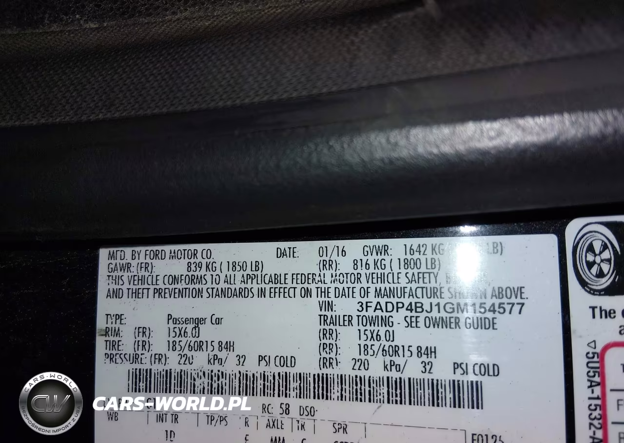 2016 Ford Fiesta Se VIN:3FADP4BJ1GM154577 - 9