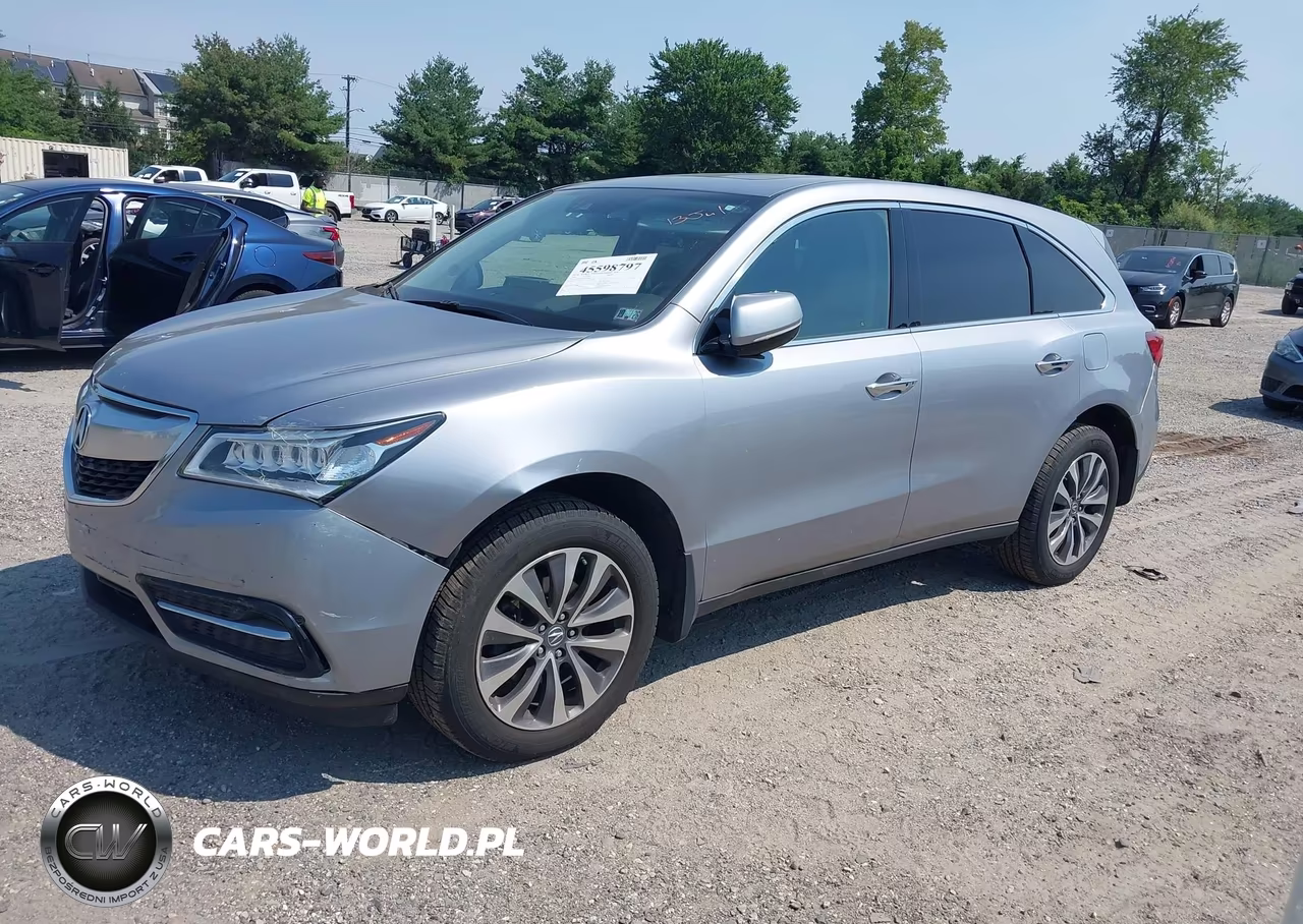 2016 Acura Mdx Technology Acurawatch Plus Packages-Technology Package VIN:5FRYD4H44GB029680 - 2