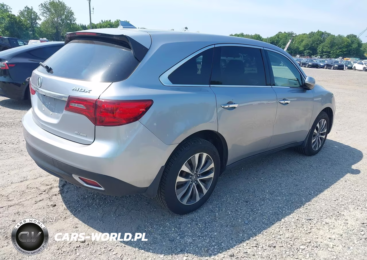 2016 Acura Mdx Technology Acurawatch Plus Packages-Technology Package VIN:5FRYD4H44GB029680 - 4