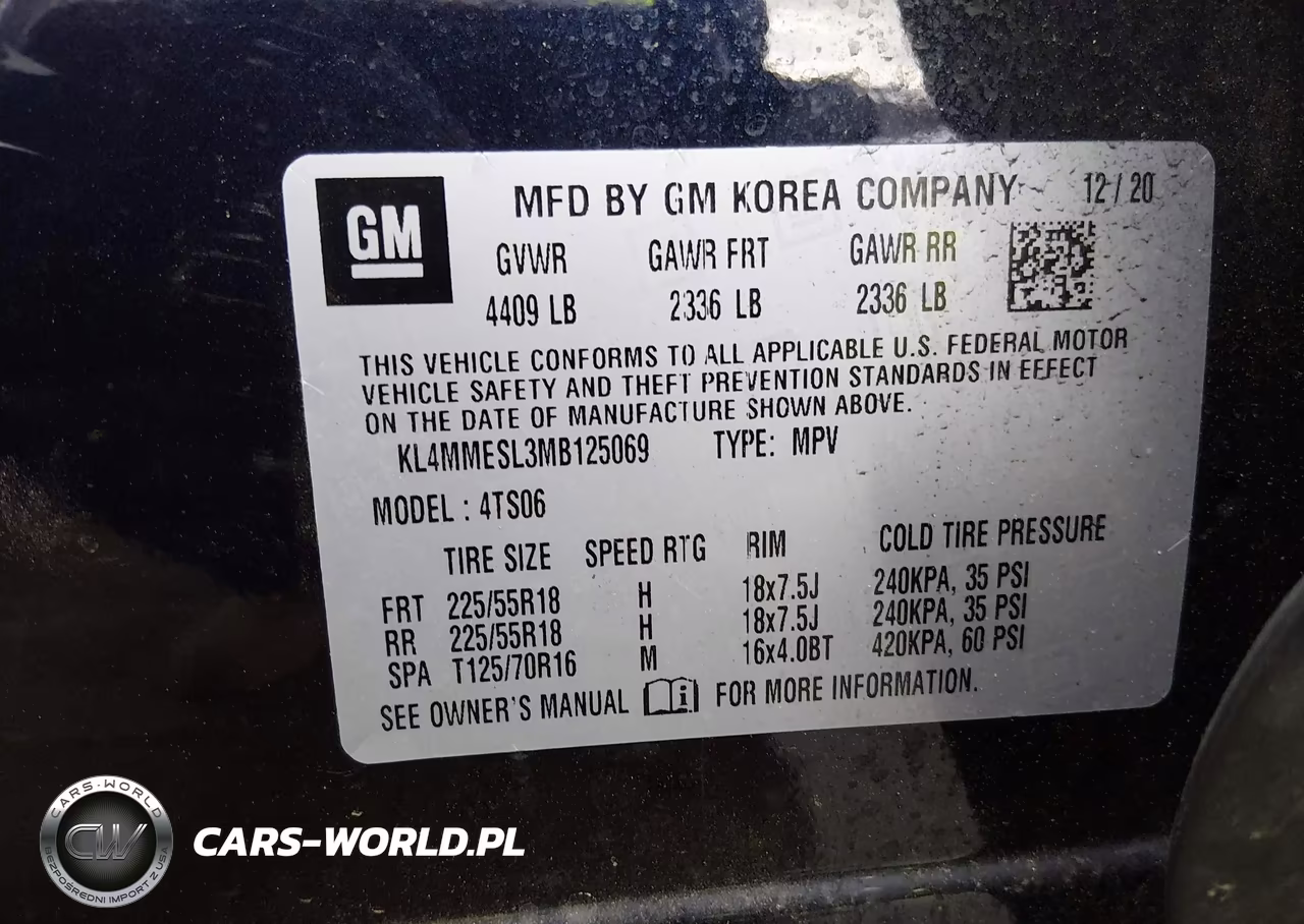 2021 Buick Encore Gx Awd Select VIN:KL4MMESL3MB125069 - 9