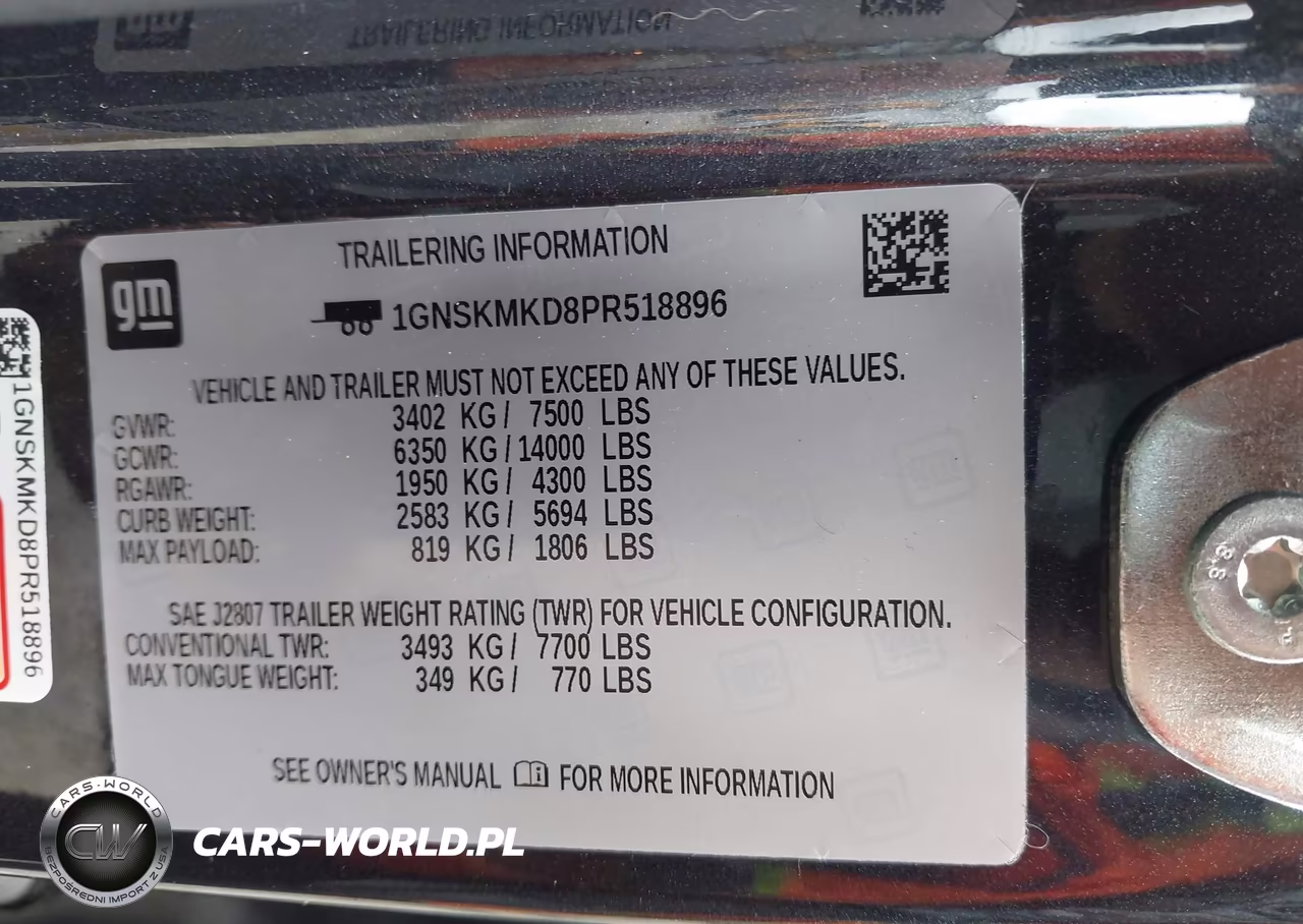 2023 Chevrolet Tahoe 4Wd Ls VIN:1GNSKMKD8PR518896 - 9