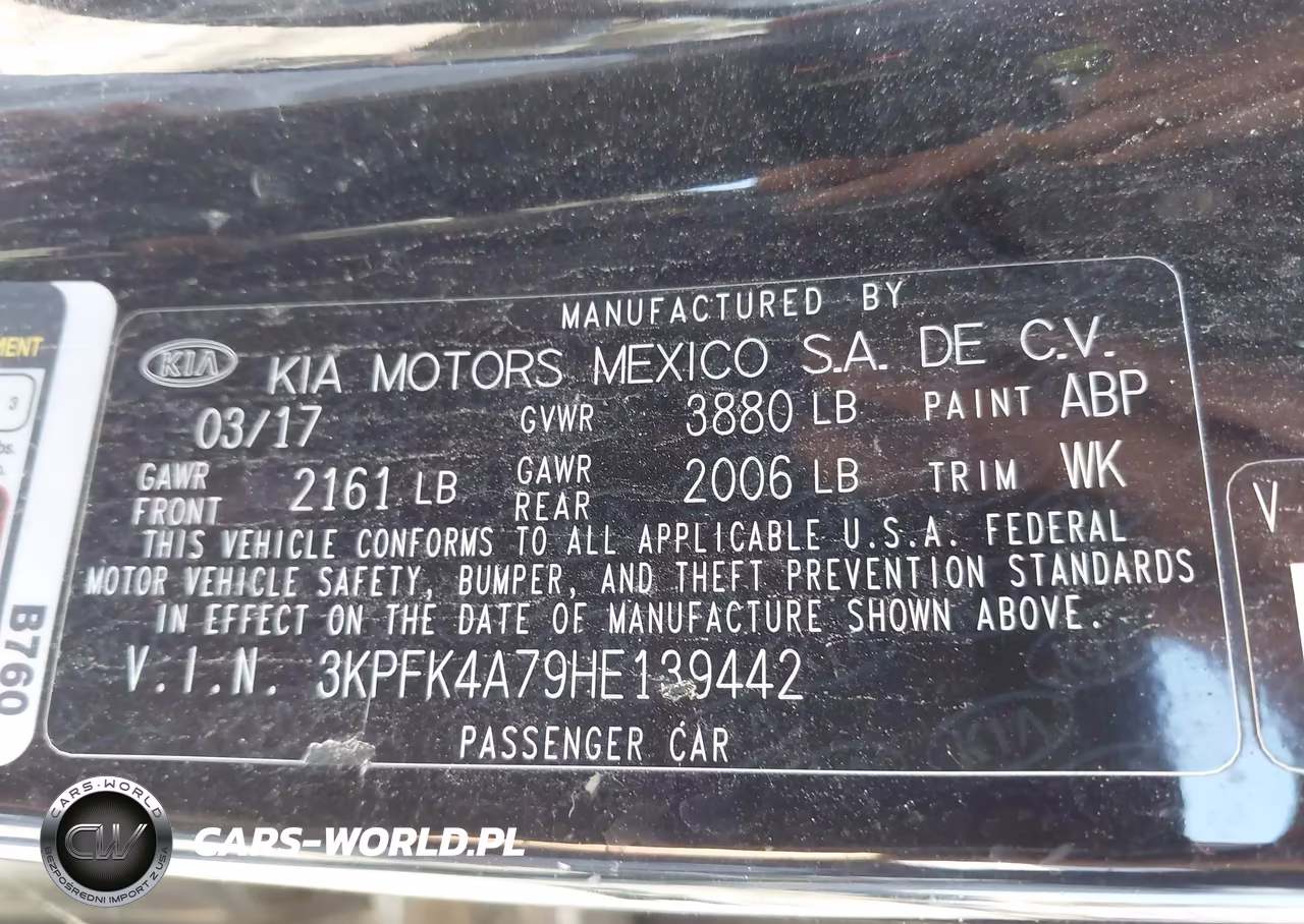 2017 Kia Forte Lx VIN:3KPFK4A79HE139442 - 9