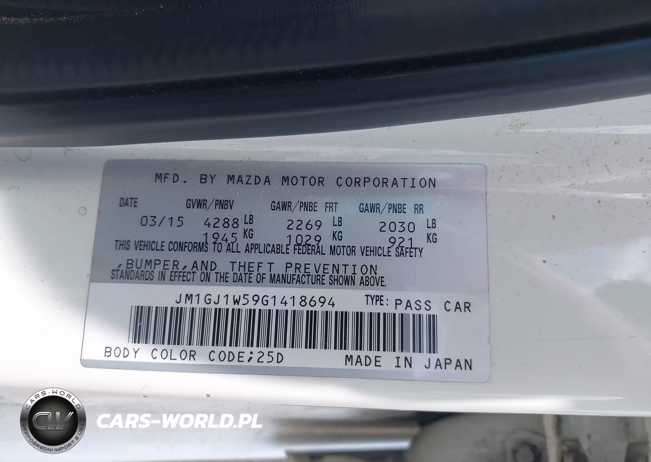 2016 Mazda Mazda6 I Grand Touring VIN:JM1GJ1W59G1418694 - 9
