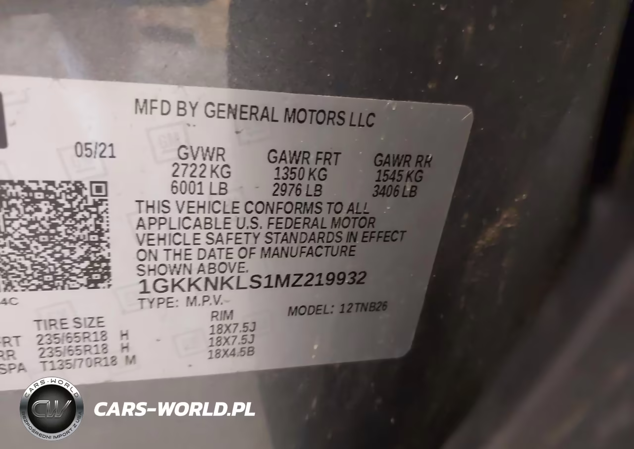 2021 GMC Acadia Fwd Sle VIN:1GKKNKLS1MZ219932 - 9