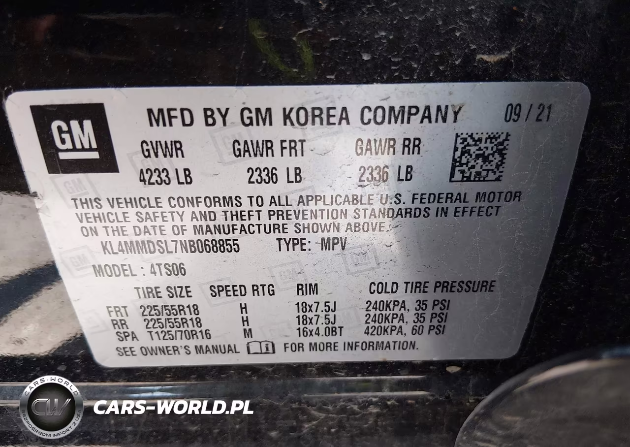 2022 Buick Encore Gx Fwd Select VIN:KL4MMDSL7NB068855 - 9