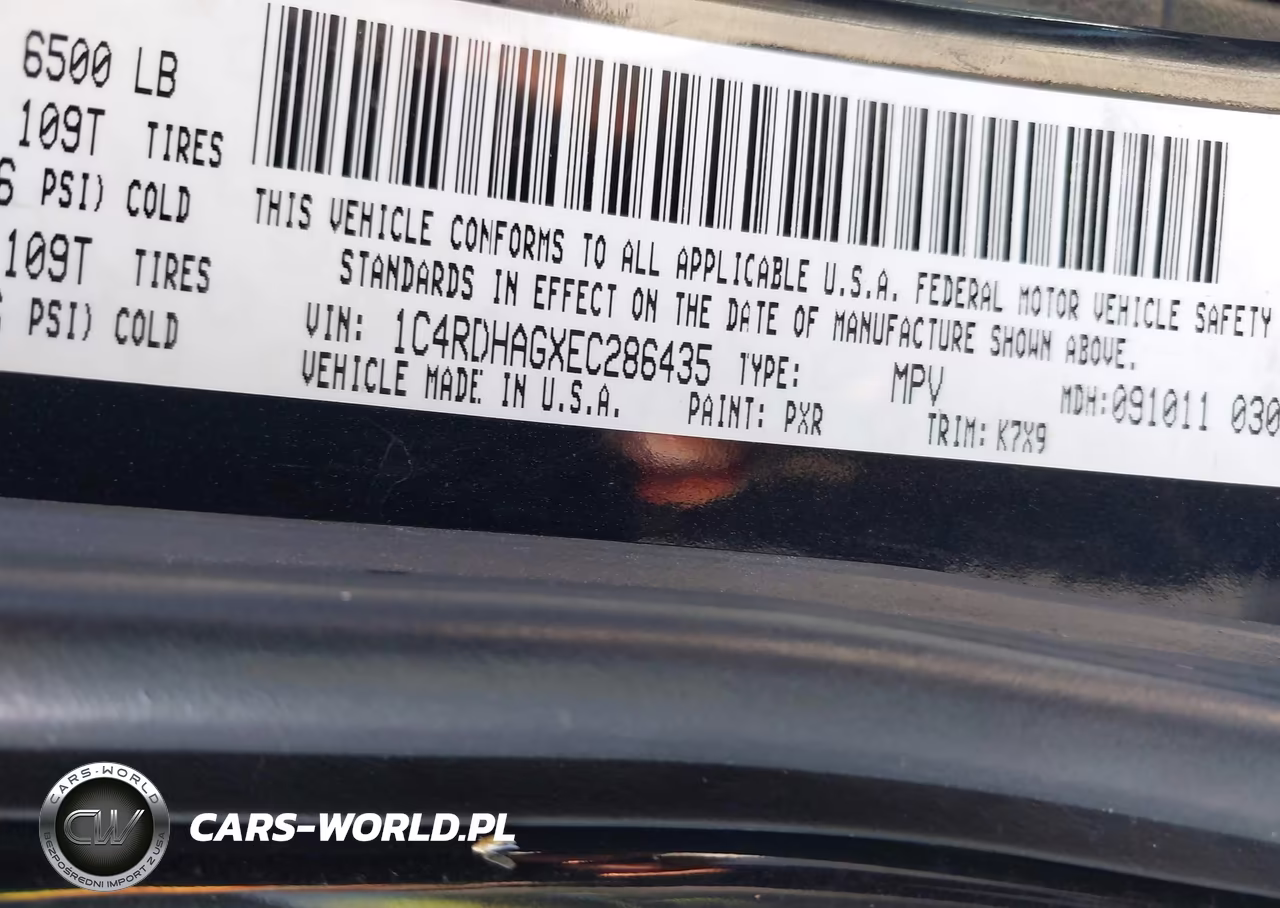 2014 Dodge Durango Sxt VIN:1C4RDHAGXEC286435 - 9