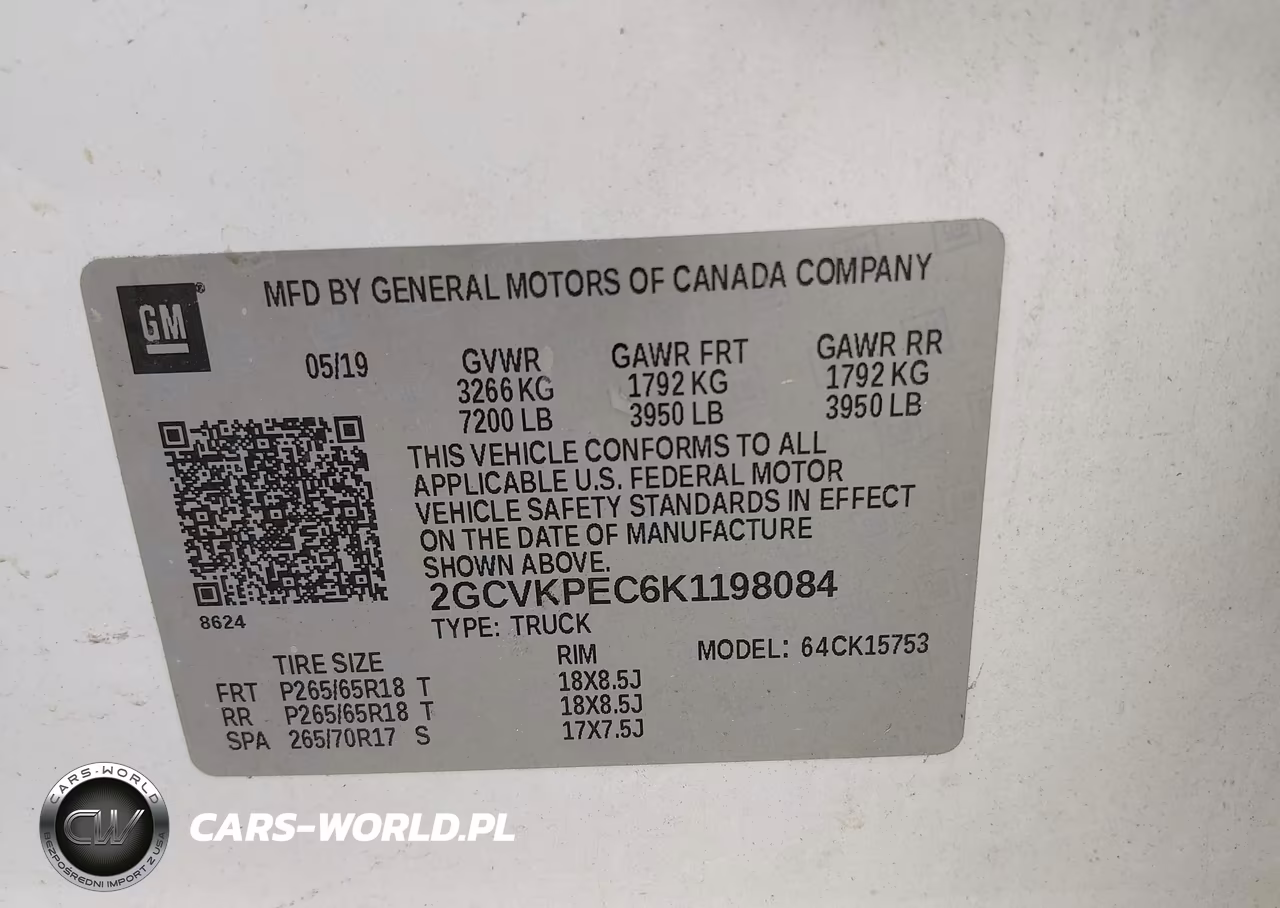 2019 Chevrolet Silverado 1500 Ld Lt VIN:2GCVKPEC6K1198084 - 9