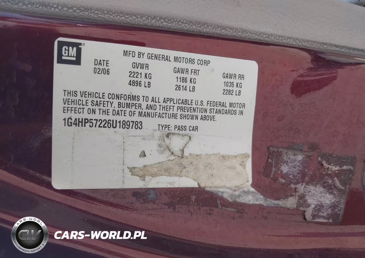 2006 Buick Lucerne Cx VIN:1G4HP57226U189783 - 9