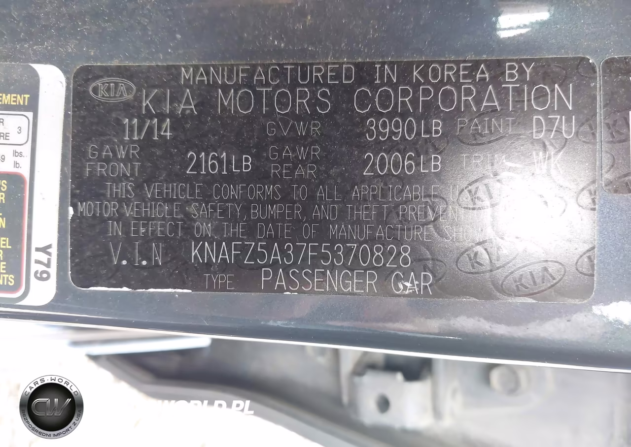 2015 Kia Forte Sx VIN:KNAFZ5A37F5370828 - 9