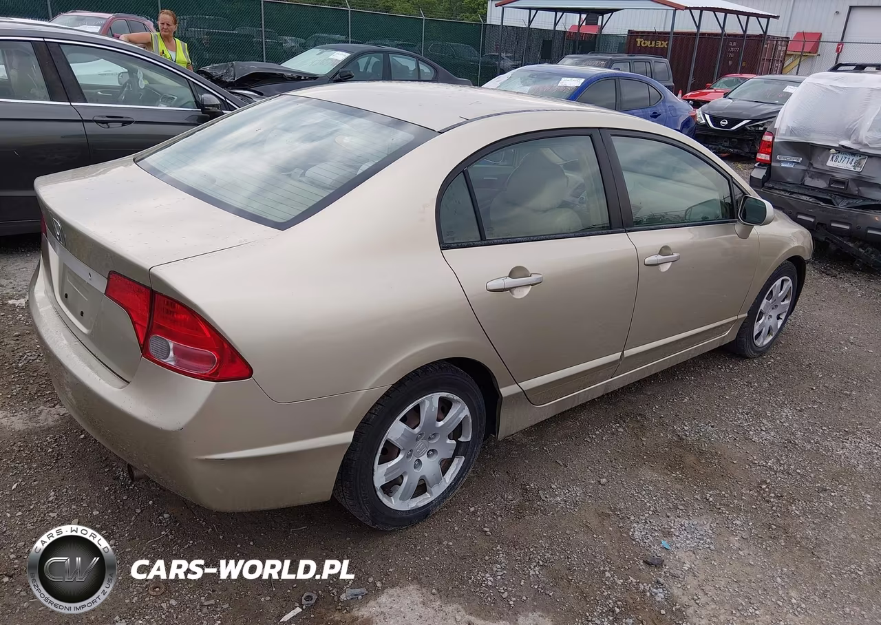 2007 Honda Civic Lx VIN:1HGFA16597L122477 - 4