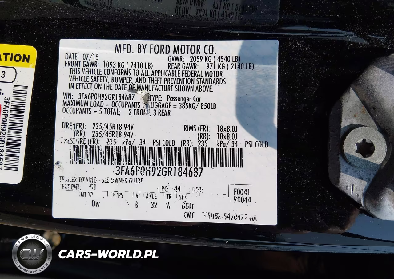 2016 Ford Fusion Se VIN:3FA6P0H92GR184687 - 9