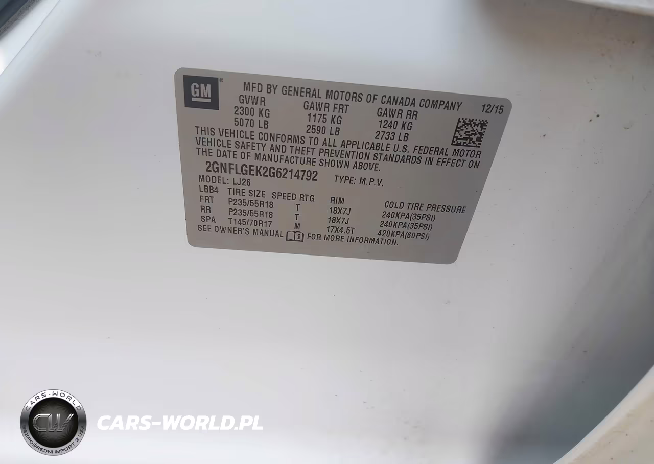 2016 Chevrolet Equinox Ltz VIN:2GNFLGEK2G6214792 - 9