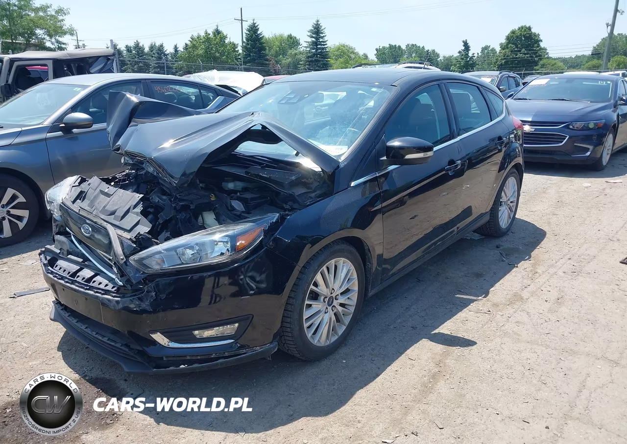 2017 Ford Focus Titanium VIN:1FADP3N22HL324821 - 2