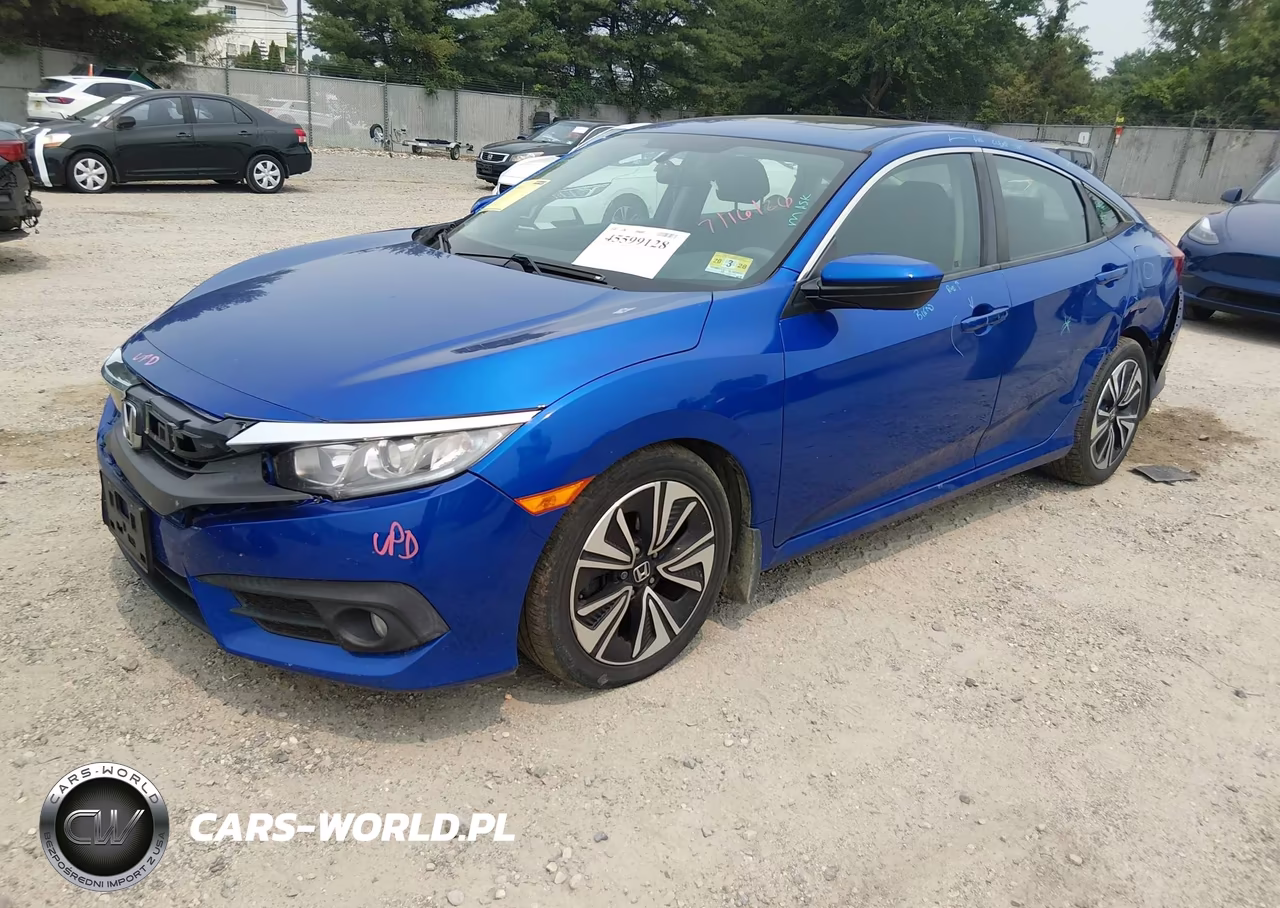 2017 Honda Civic Ex-T VIN:2HGFC1F31HH644186 - 2