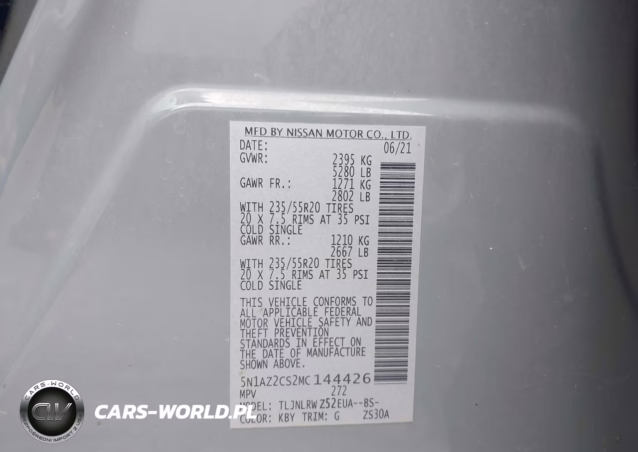 2021 Nissan Murano Sl Intelligent Awd VIN:5N1AZ2CS2MC144426 - 9