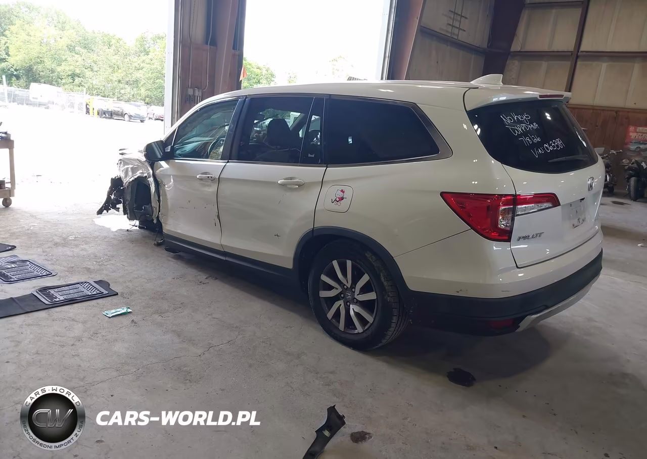 2019 Honda Pilot Ex-L VIN:5FNYF6H53KB063389 - 3