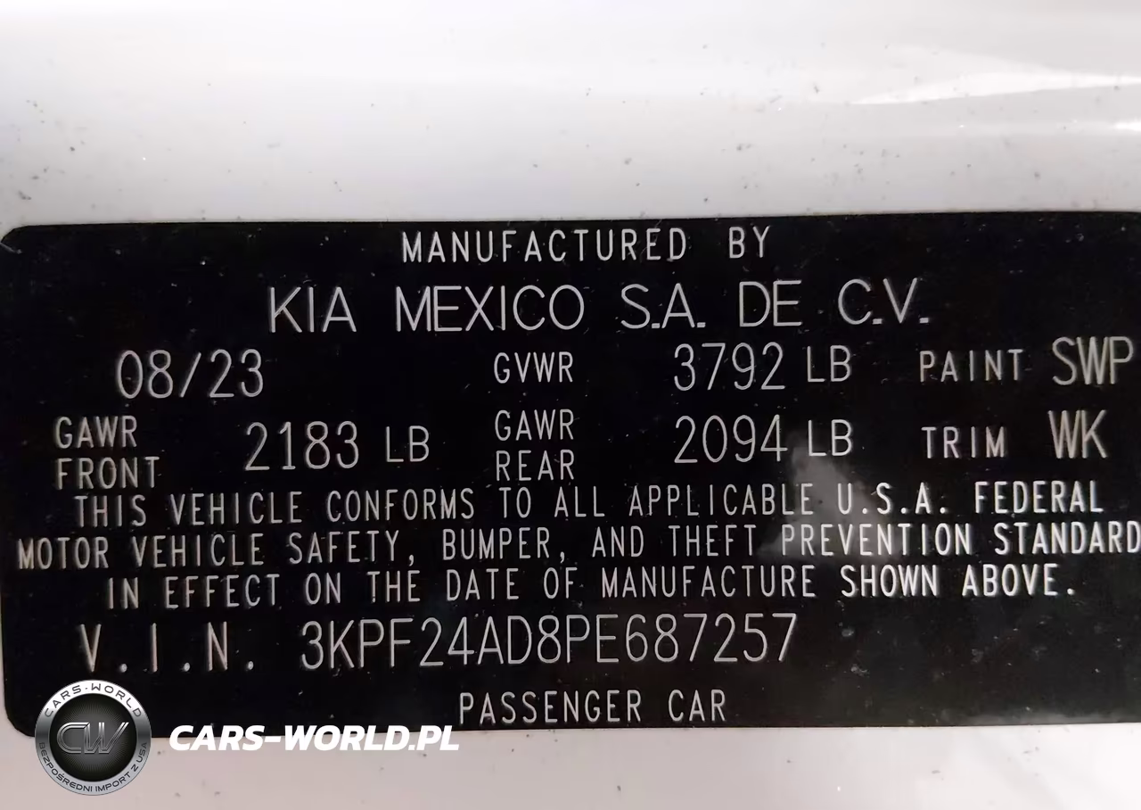 2023 Kia Forte Lxs VIN:3KPF24AD8PE687257 - 9