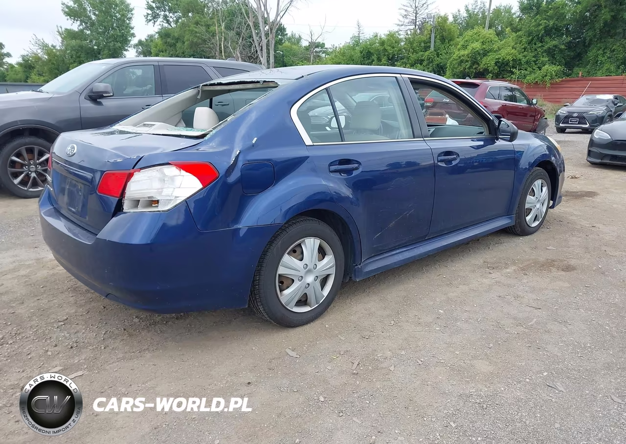 2010 Subaru Legacy 2.5I VIN:4S3BMBA64A3237540 - 4