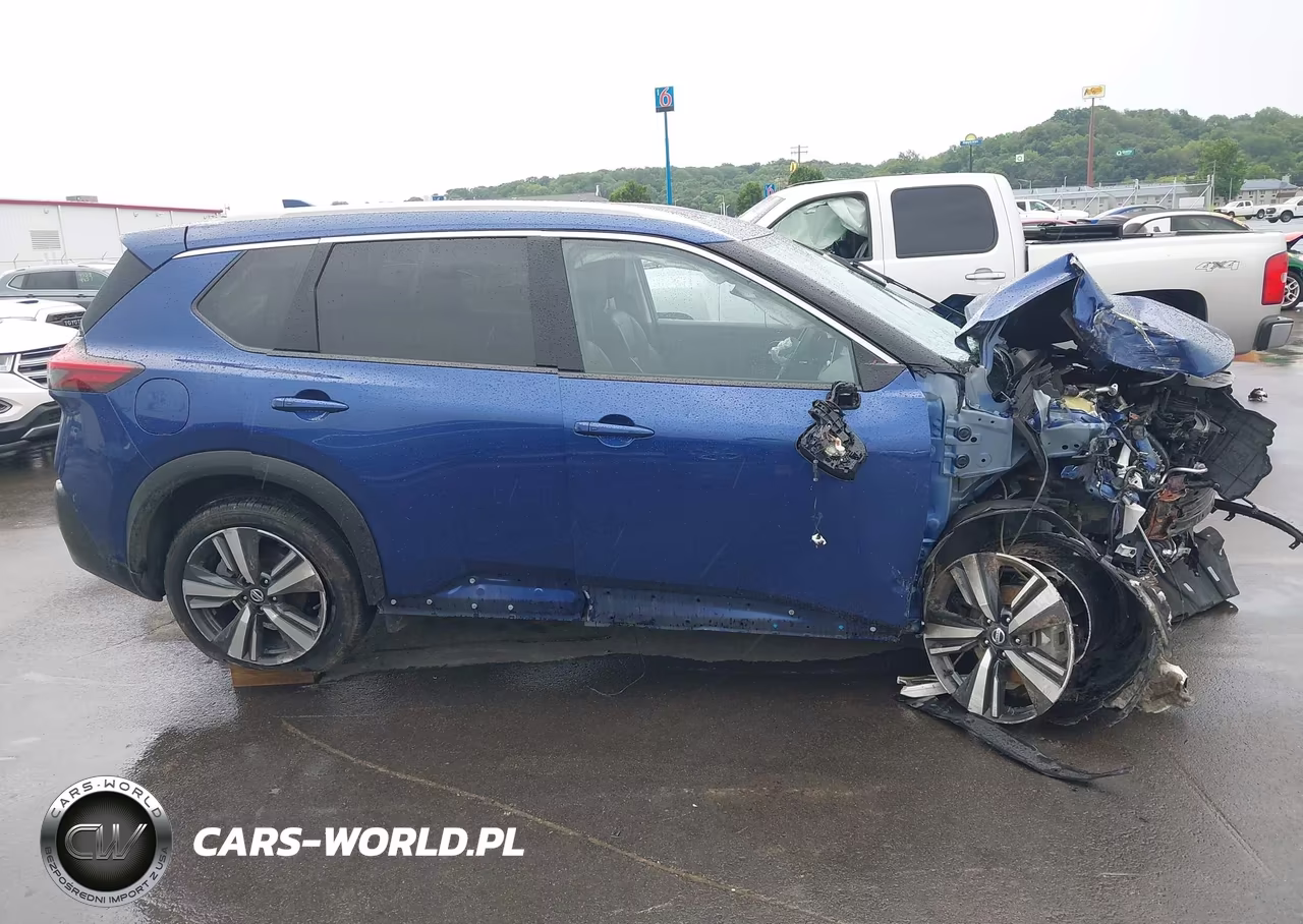 2021 Nissan Rogue Sl Intelligent Awd VIN:JN8AT3CBXMW221302 - 14