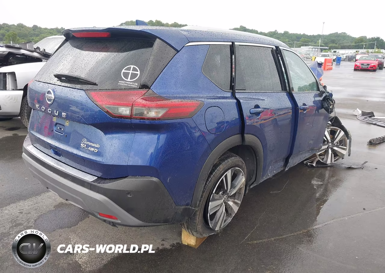 2021 Nissan Rogue Sl Intelligent Awd VIN:JN8AT3CBXMW221302 - 4