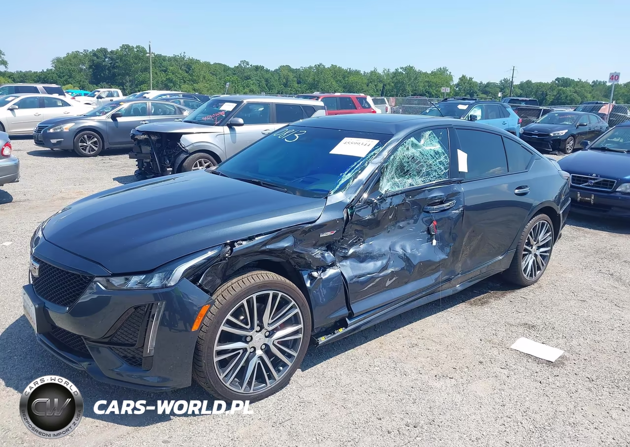 2021 Cadillac Ct5 V-Series VIN:1G6DV5RW9M0130813 - 2