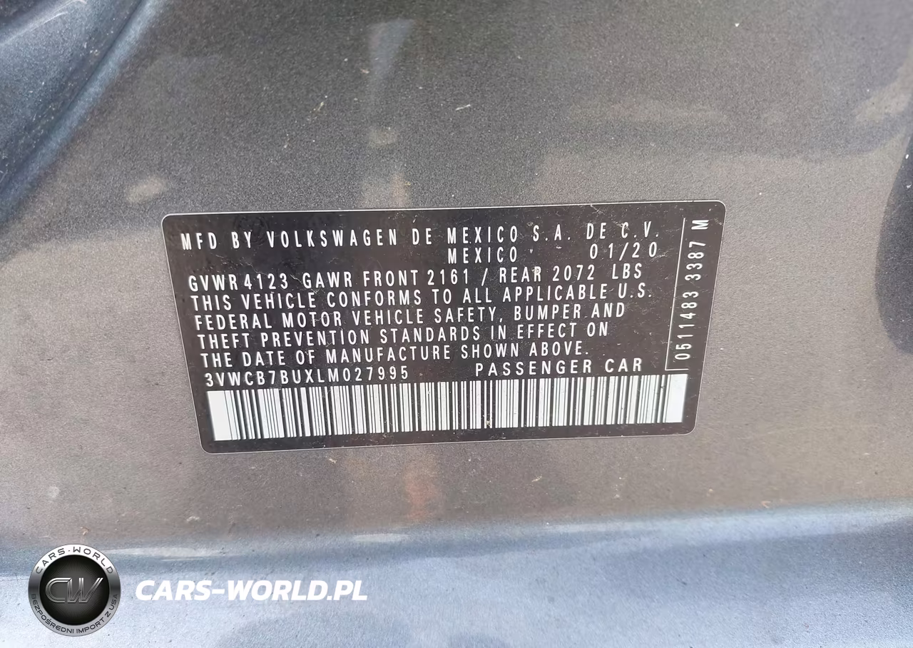 2020 Volkswagen Jetta 1.4T R-Line-1.4T S-1.4T Se VIN:3VWCB7BUXLM027995 - 9