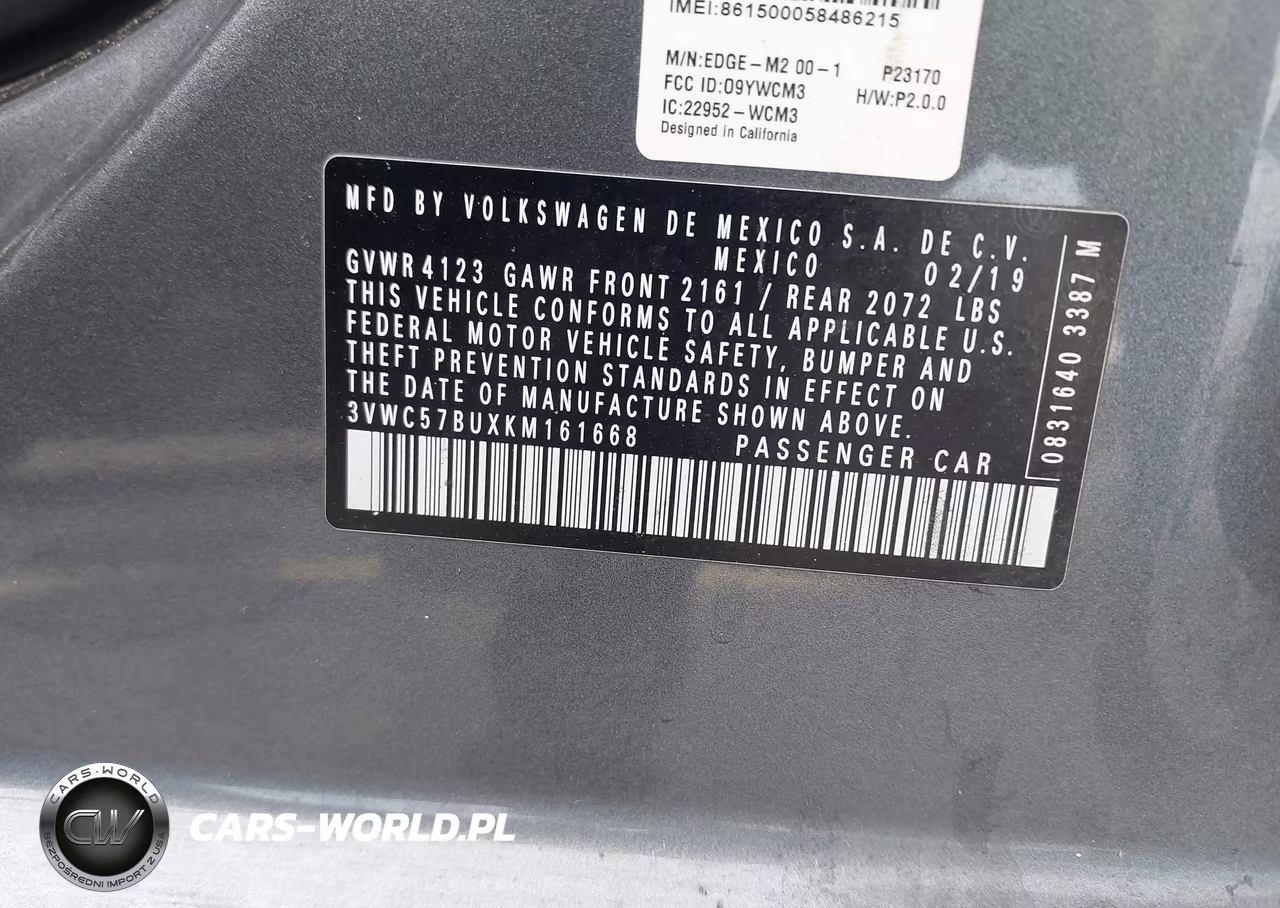 2019 Volkswagen Jetta 1.4T R-Line-1.4T S-1.4T Se VIN:3VWC57BUXKM161668 - 9