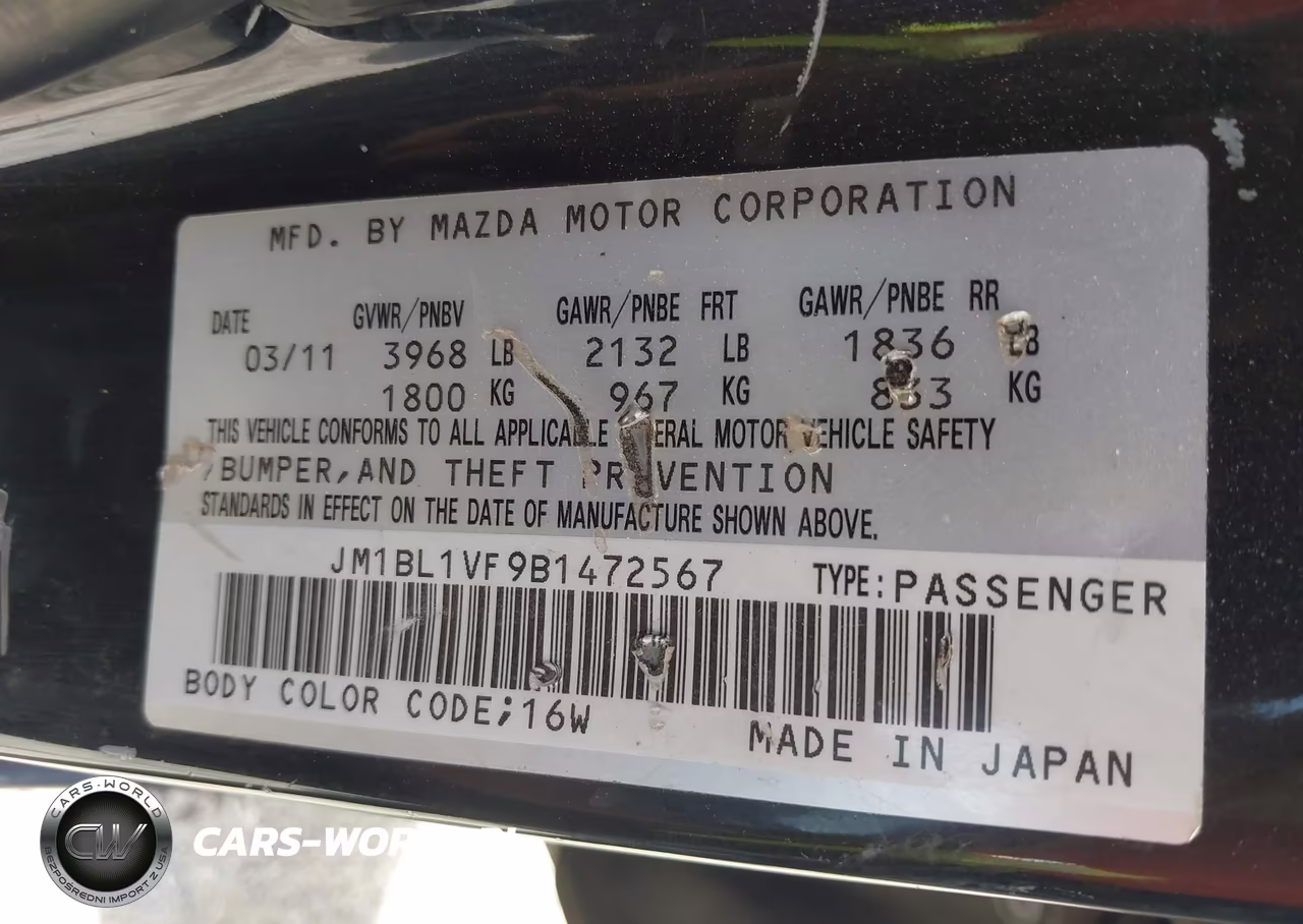 2011 Mazda Mazda3 I Touring VIN:JM1BL1VF9B1472567 - 9