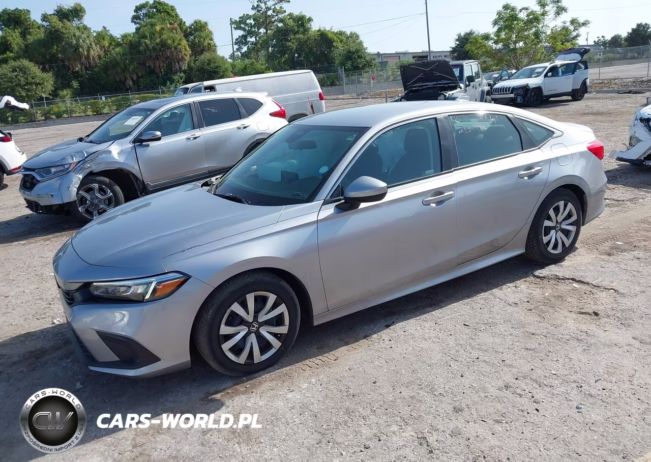 2022 Honda Civic Lx VIN:2HGFE2F26NH545446 - 2