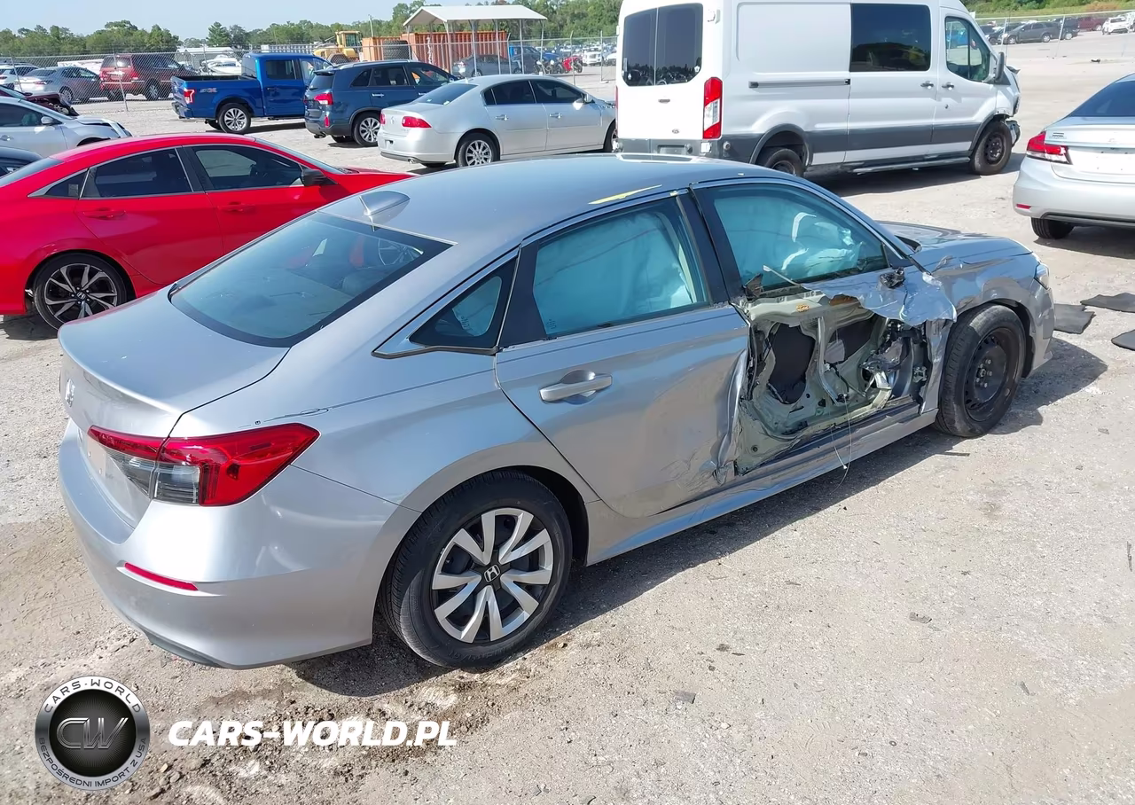 2022 Honda Civic Lx VIN:2HGFE2F26NH545446 - 4