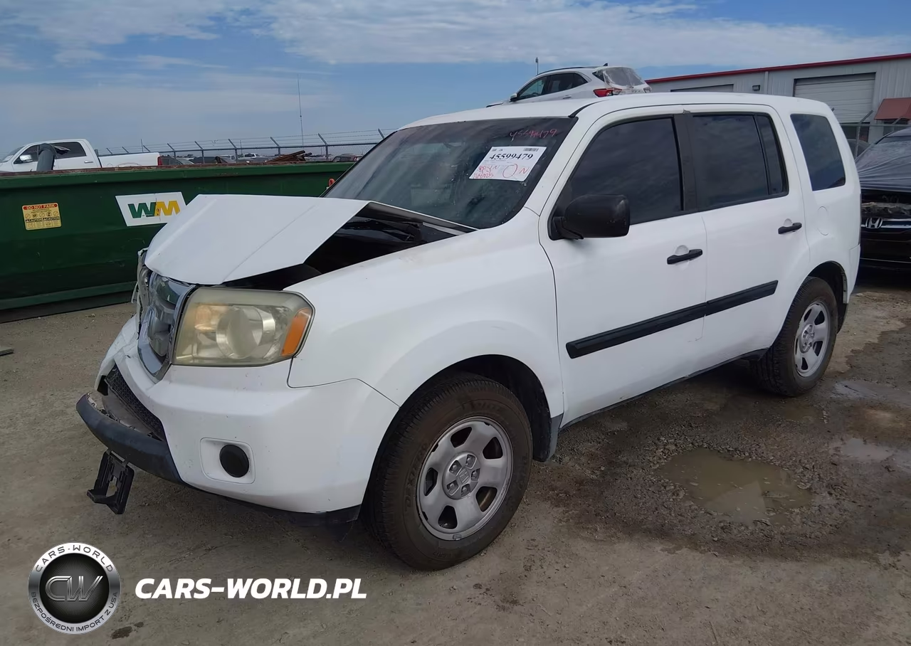 2010 Honda Pilot Lx VIN:5FNYF3H25AB010793 - 2