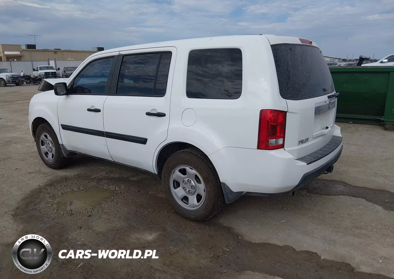 2010 Honda Pilot Lx VIN:5FNYF3H25AB010793 - 3
