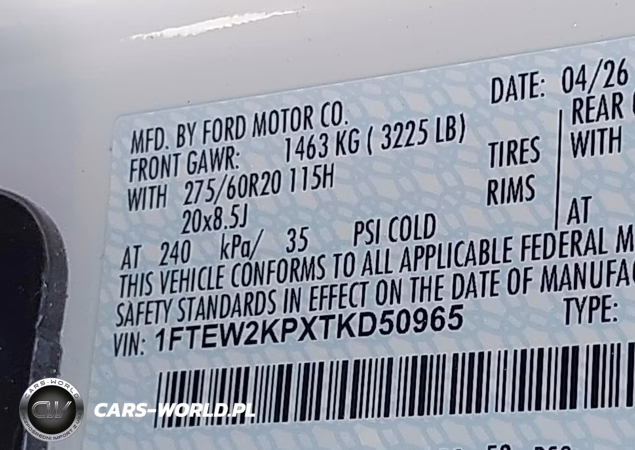 2026 Ford F-150 Stx VIN:1FTEW2KPXTKD50965 - 9