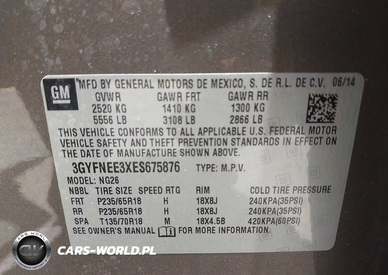 2014 Cadillac Srx Luxury Collection VIN:3GYFNEE3XES675876 - 9