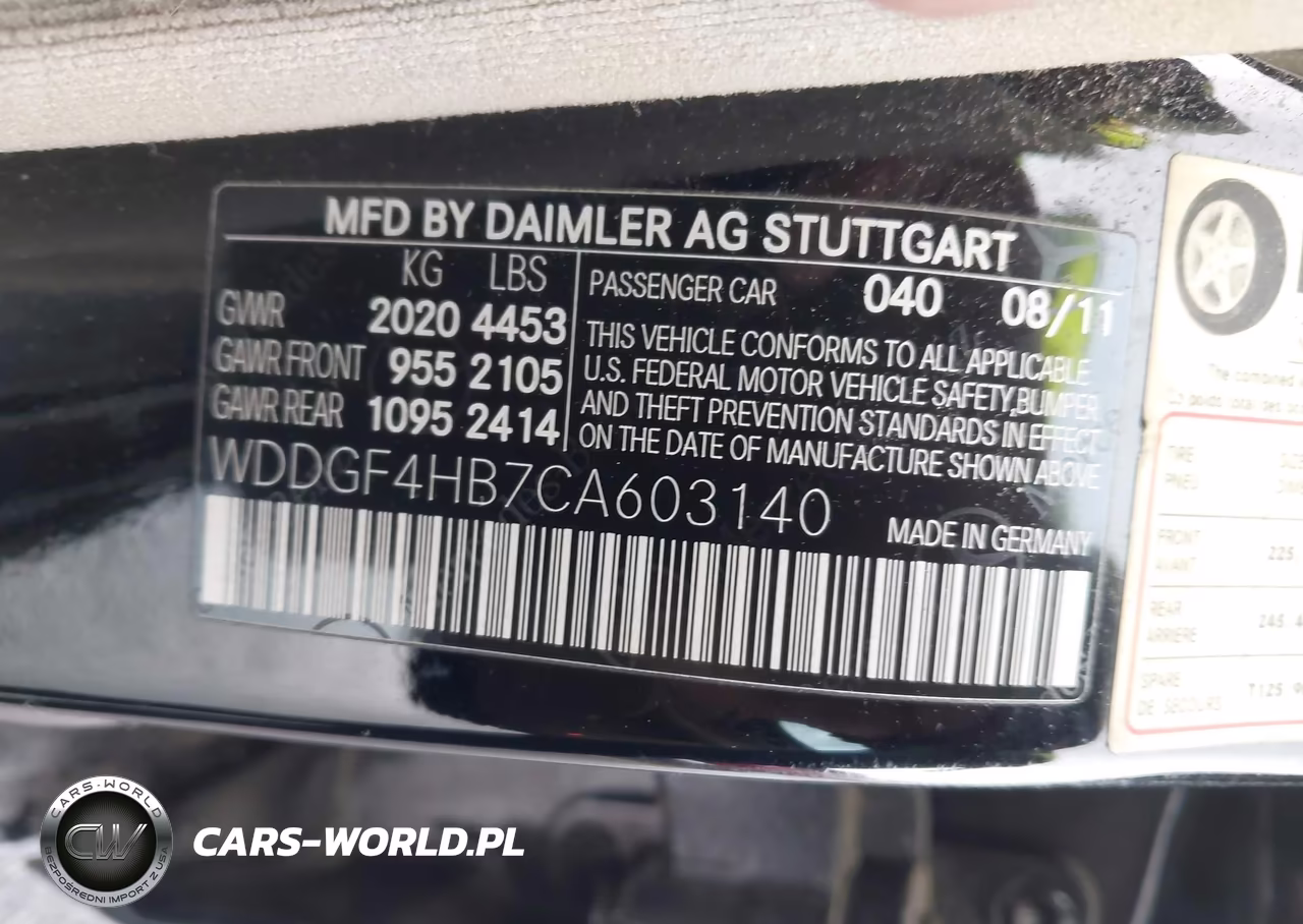 2012 Mercedes-Benz C 250 Sport VIN:WDDGF4HB7CA603140 - 9
