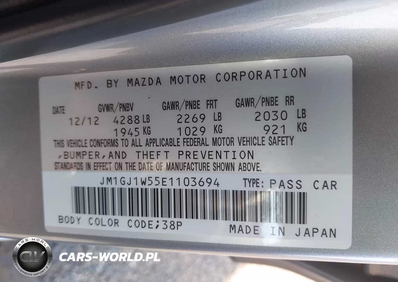 2014 Mazda Mazda6 I Grand Touring VIN:JM1GJ1W55E1103694 - 9