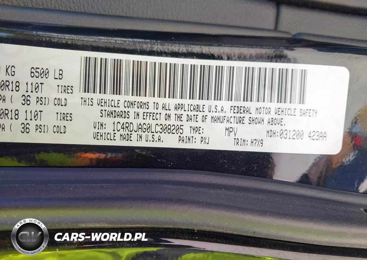 2020 Dodge Durango Sxt Plus Awd VIN:1C4RDJAG0LC308205 - 9