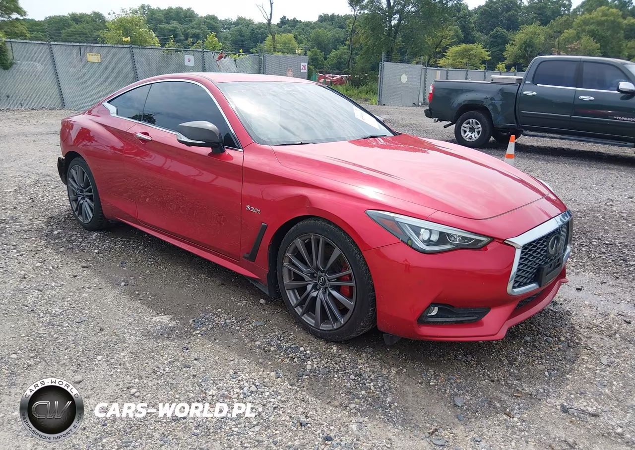 2017 Infiniti Q60 3.0T Red Sport 400
