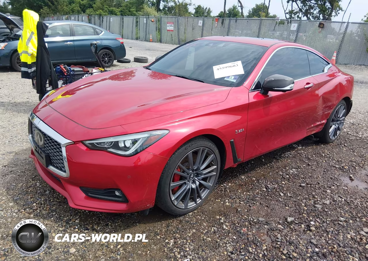 2017 Infiniti Q60 3.0T Red Sport 400 VIN:JN1FV7EL2HM701492 - 2