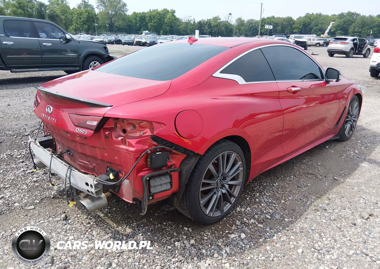 2017 Infiniti Q60 3.0T Red Sport 400 VIN:JN1FV7EL2HM701492 - 4
