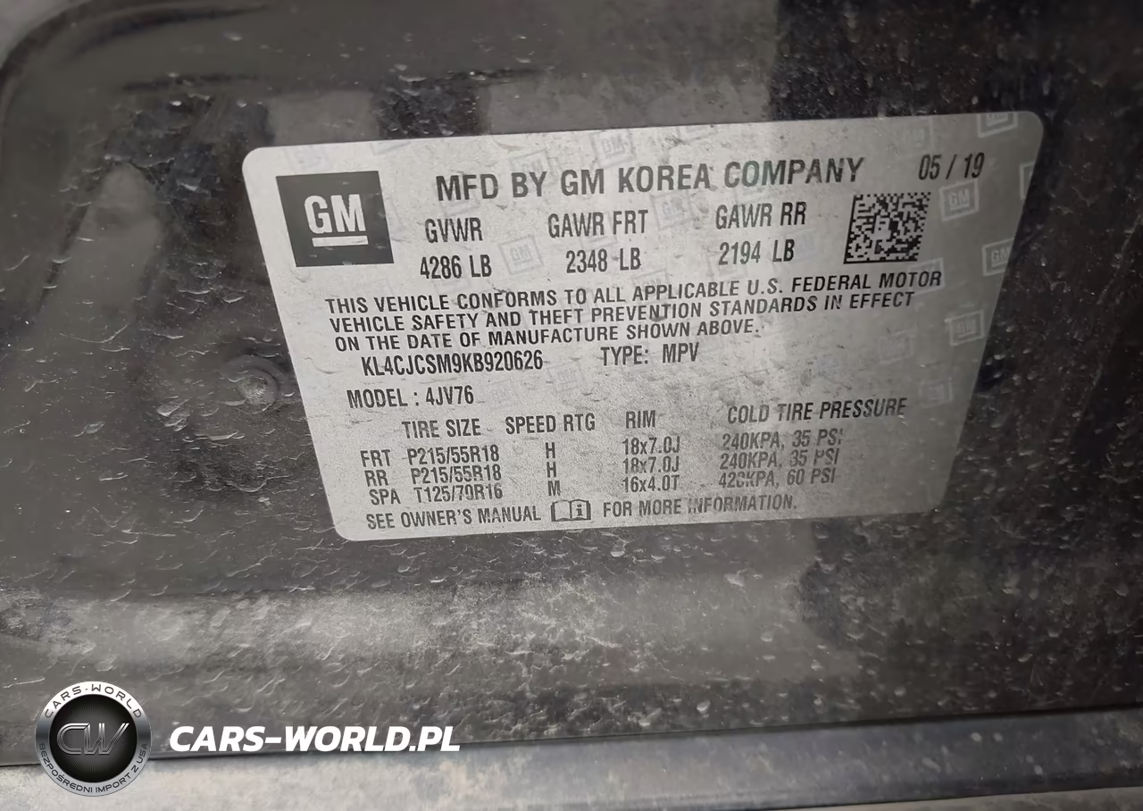 2019 Buick Encore Fwd Essence VIN:KL4CJCSM9KB920626 - 9